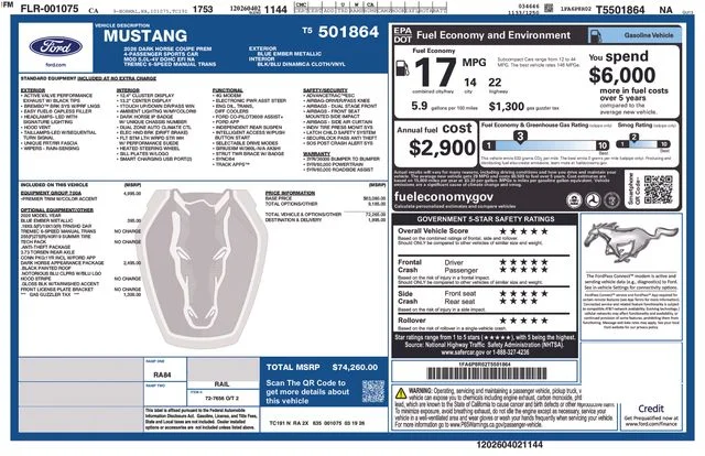 Certified Used 2026 Blue Ford Dark Horse image 36