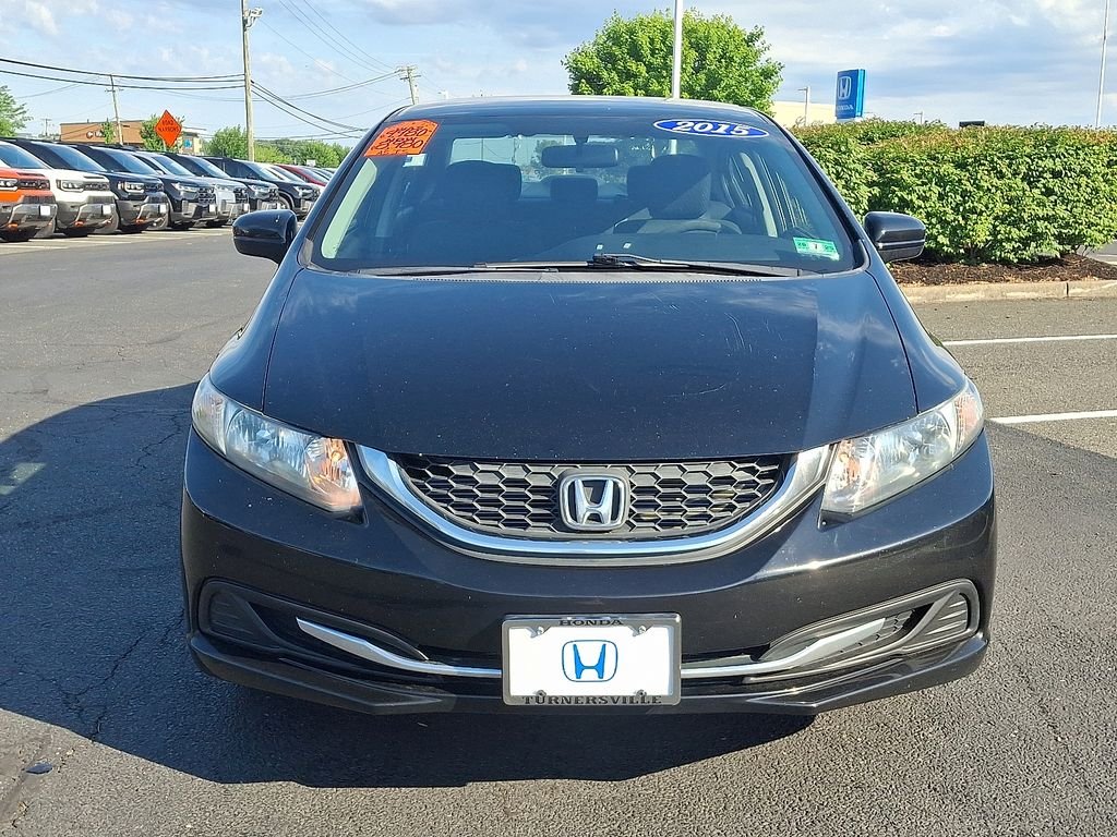 Used 2015 Honda Civic LX with VIN 19XFB2F55FE261367 for sale in Washington Township, NJ