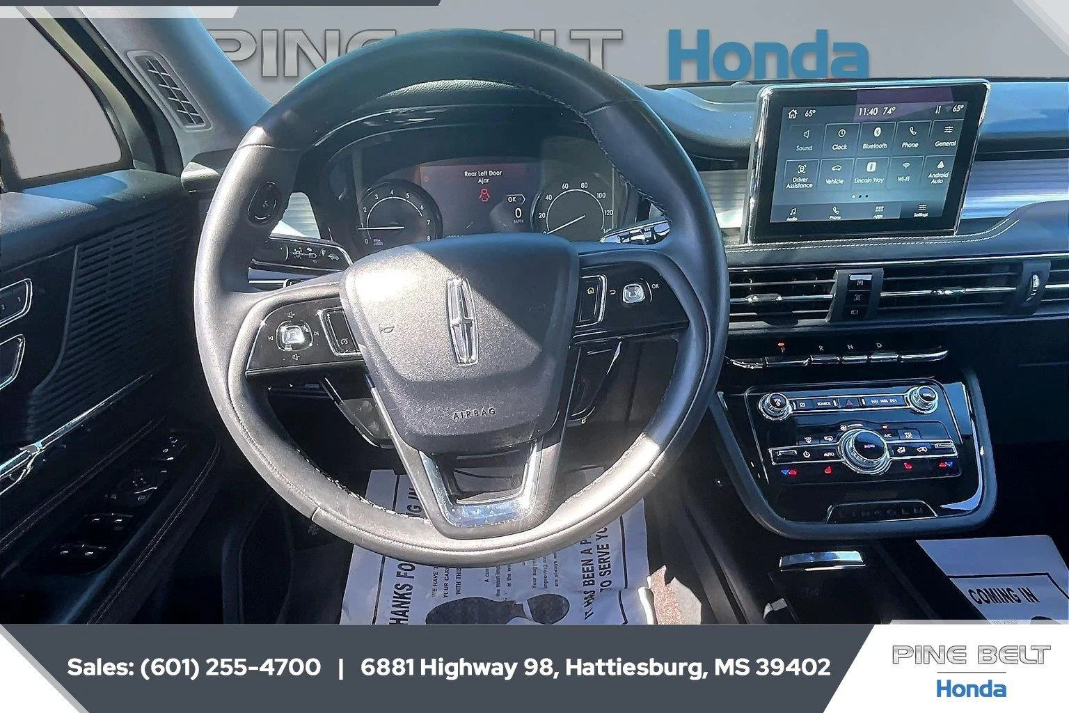 Used 2022 Elite Blue Metallic Clearcoat Lincoln Standard image 5