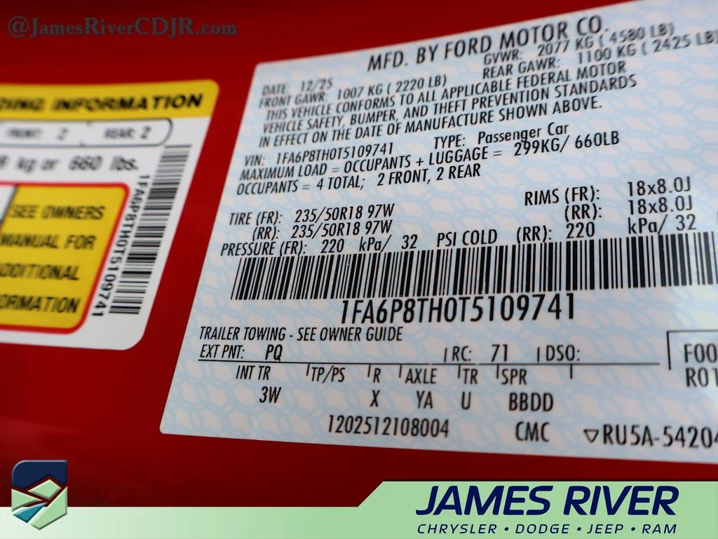 Used 2026 Red Ford EcoBoost Premium image 35