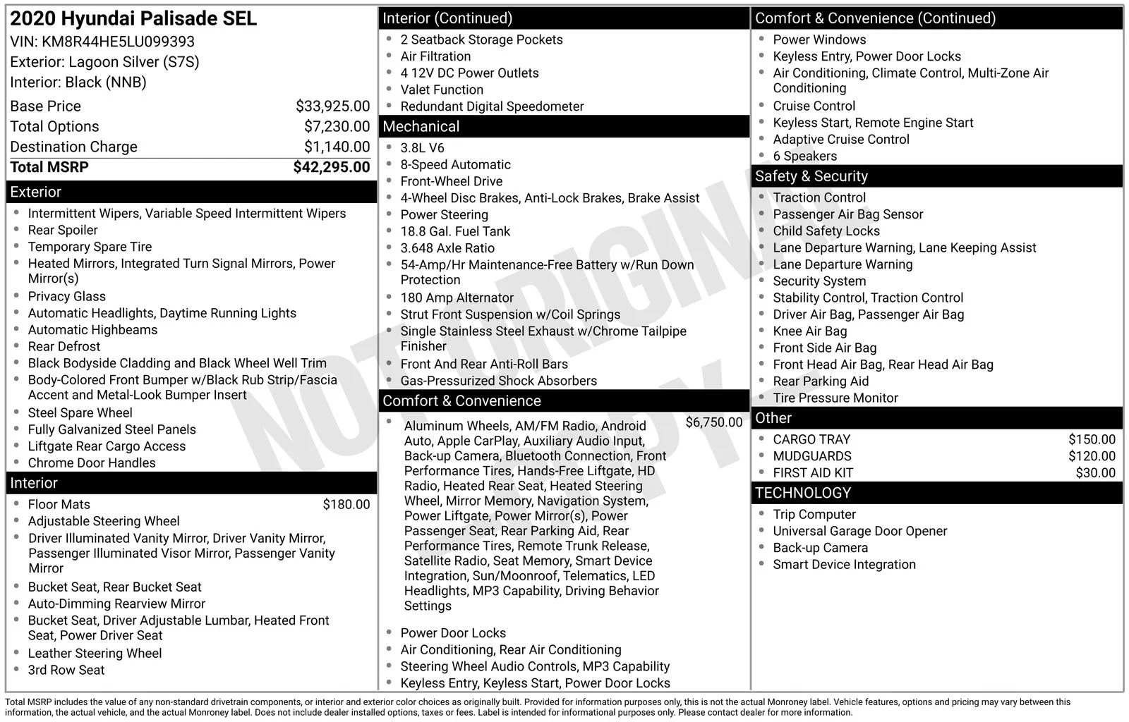Used 2020 Silver Hyundai SEL image 7