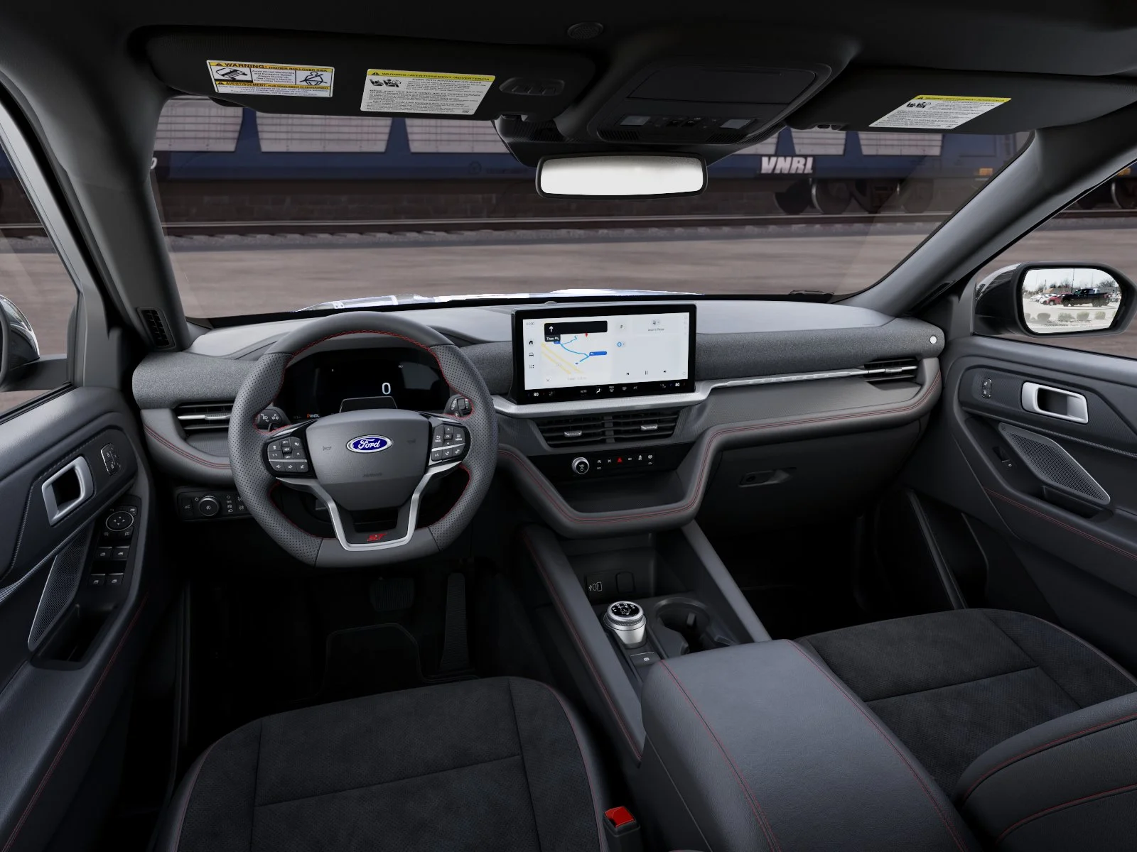 New 2027 Agate Black Metallic Ford ST image 9