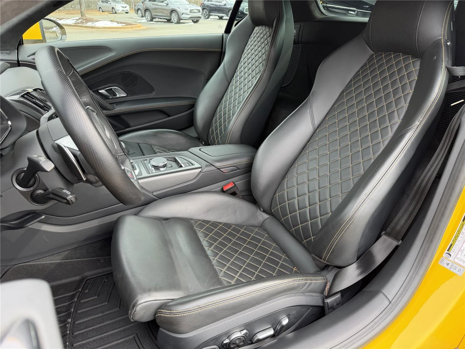 Used 2023 Vegas Yellow Audi V10 performance image 16