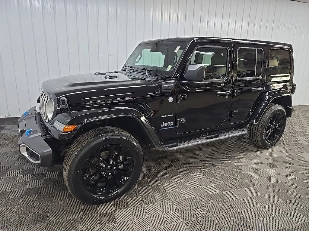 Used 2024 Black Jeep Sahara 4xe image 6