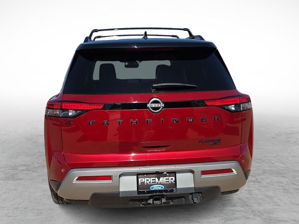 Used 2023 2 Tone Red / Black Roof Nissan Platinum image 9