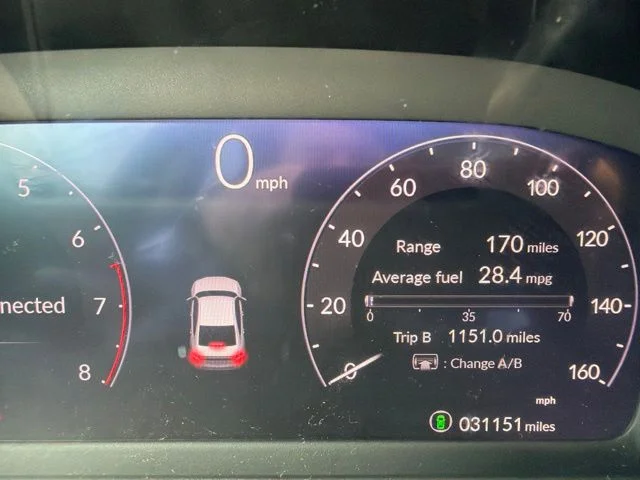 Used 2024 Solar Silver Metallic Honda EX image 13