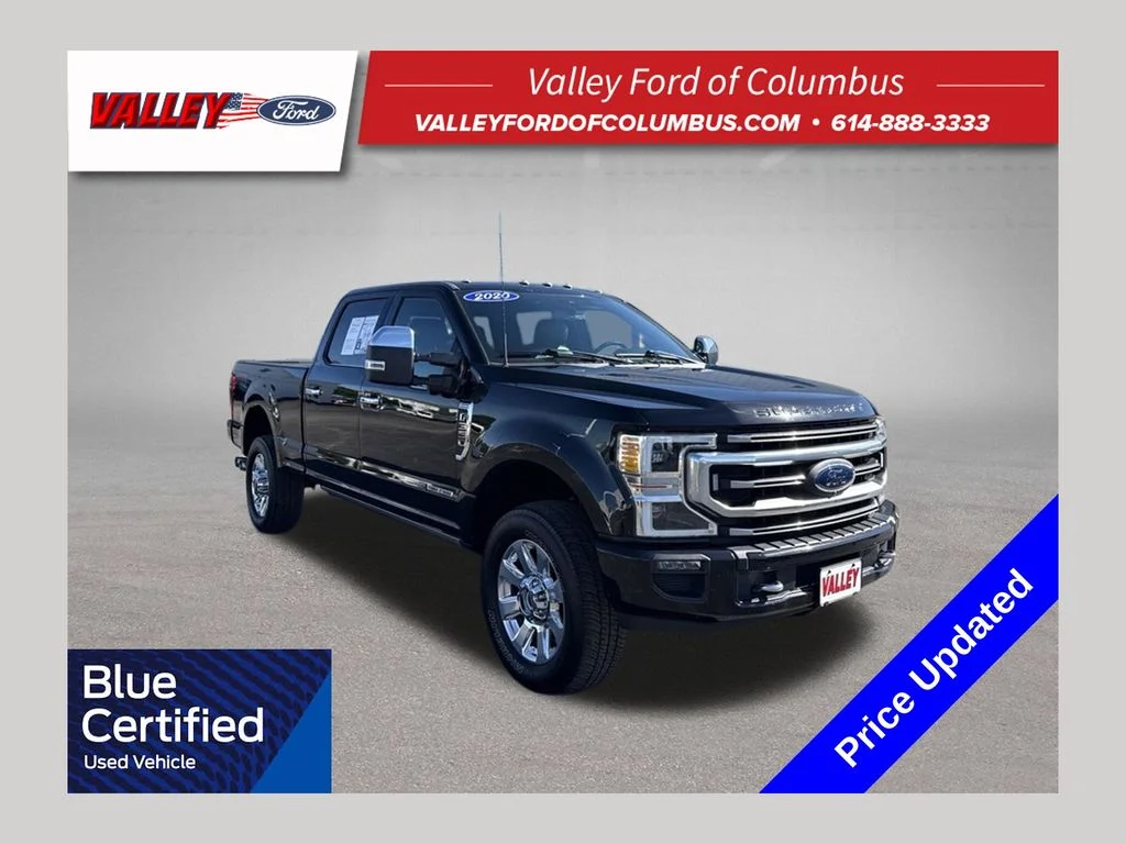 Certified Used 2020 Black Metallic Ford Platinum image 1
