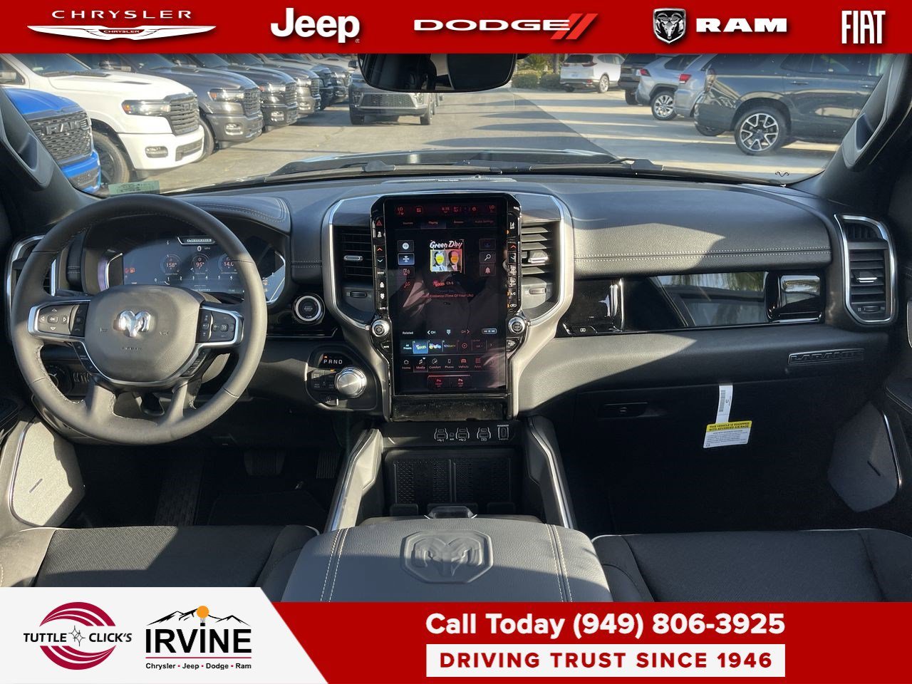New 2026 Serrano-Green Metallic Exterior Paint RAM Laramie image 12