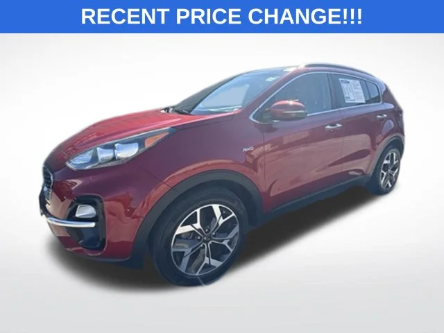 Used 2021 Red Kia EX image 3