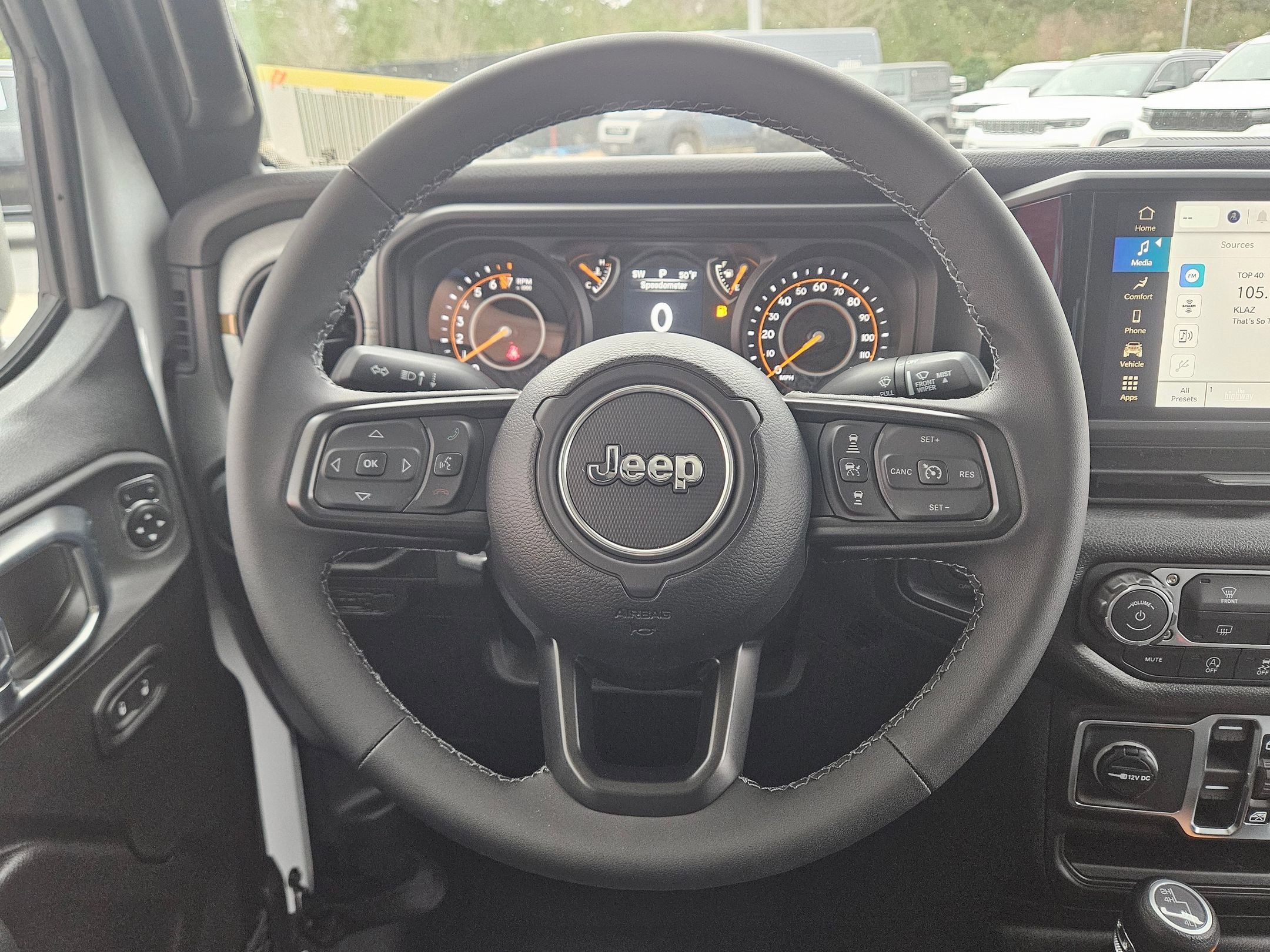 New 2026 Bright White Clear-Coat Exterior Paint Jeep Sport S image 14