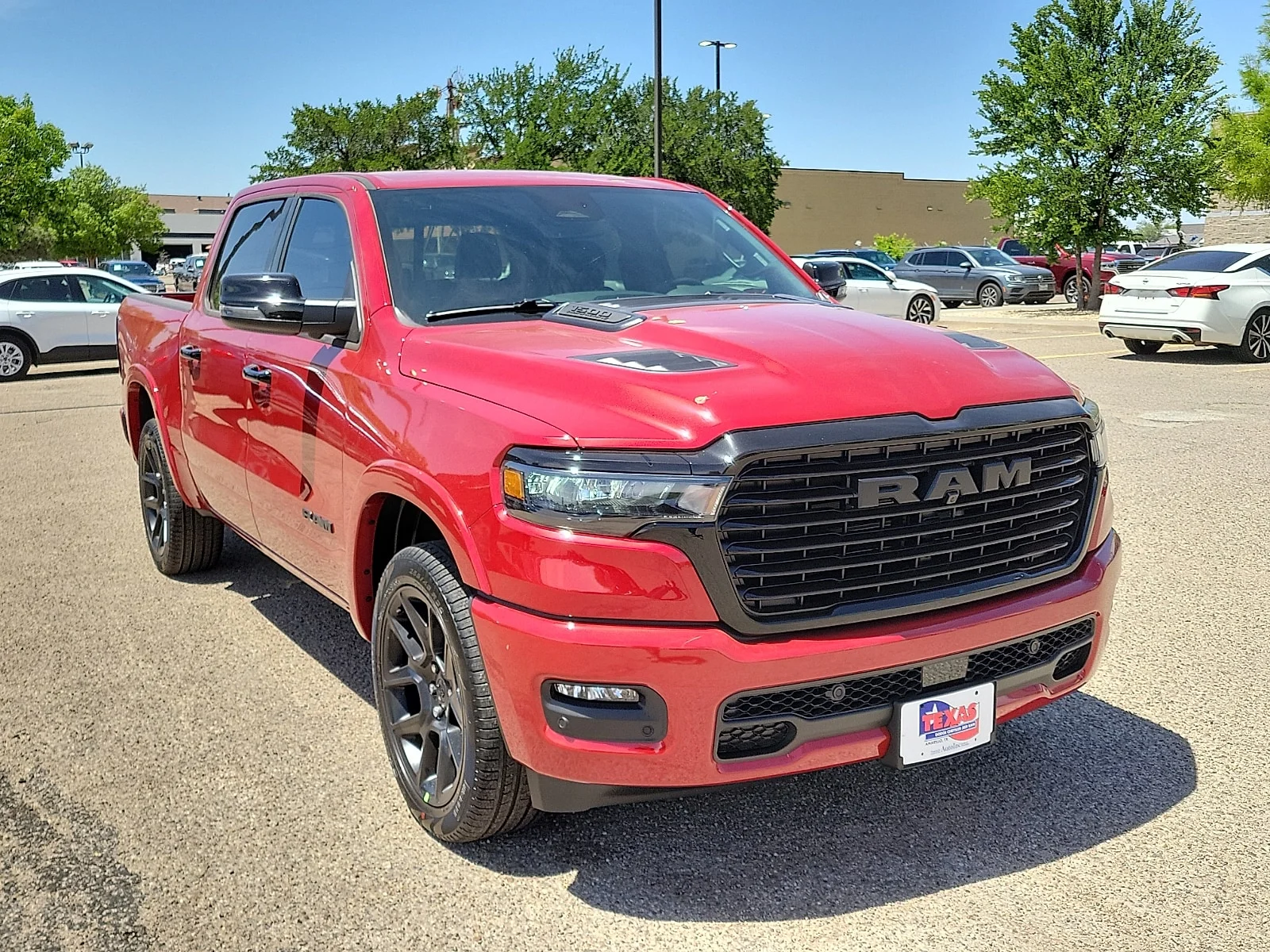 New 2026 PR6 Molten Red Ram LARAMIE CREW CAB 4X4 5