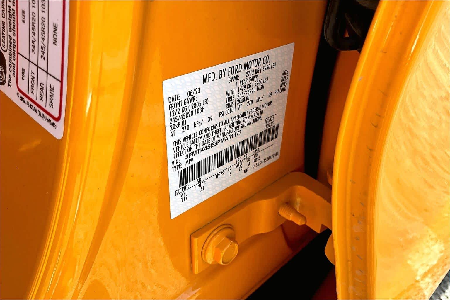 Used 2023 Cyber Orange Metallic Tricoat Ford GT image 37