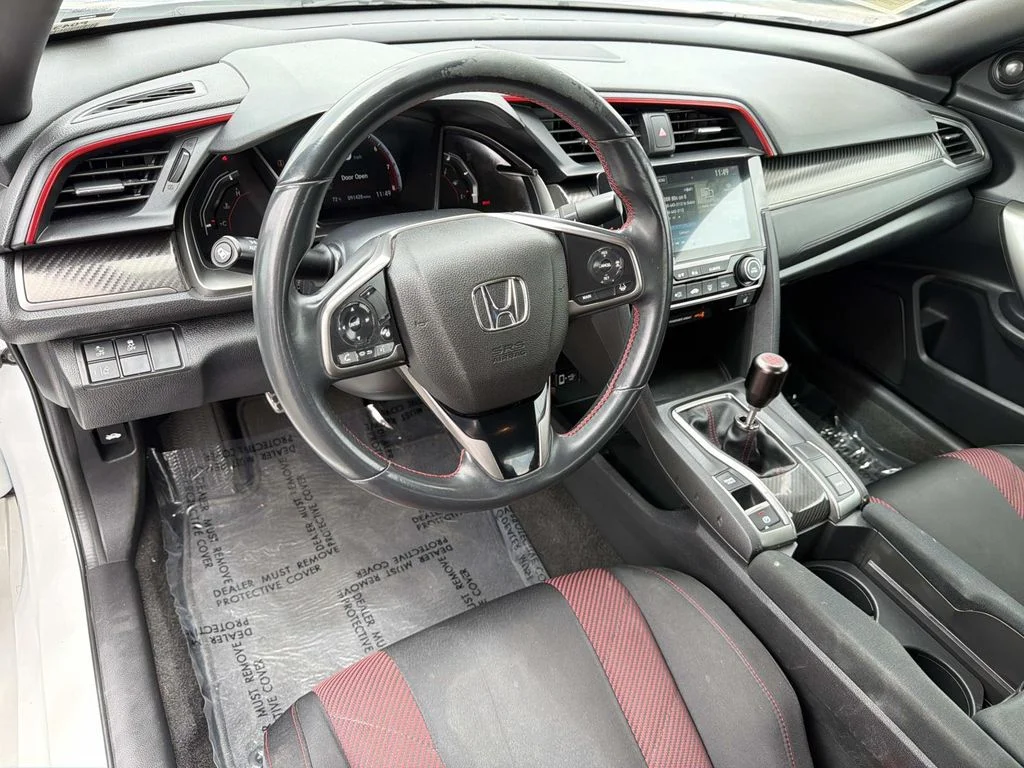 Used 2020 Platinum White Pearl Honda Si image 6