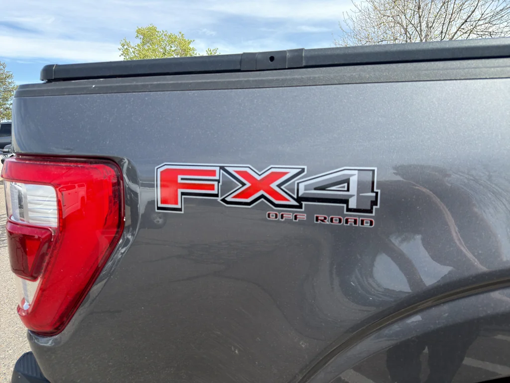 Used 2023 Carbonized Gray Metallic Ford LARIAT image 8