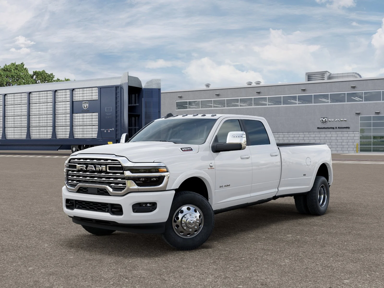 New 2027 Bright White Clearcoat RAM Limited image 1