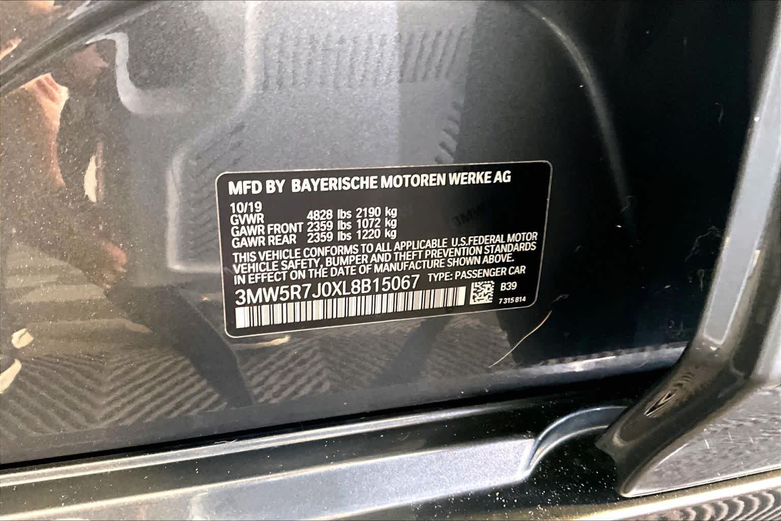 Used 2020 Mineral Gray Metallic BMW 330i xDrive image 34