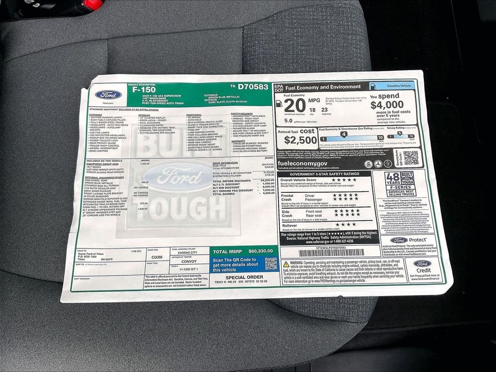 New 2026 Blue Metallic Ford XLT image 17