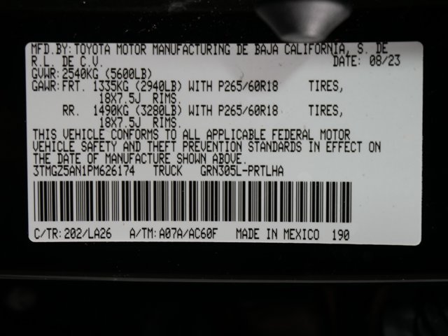Used 2023 Black Toyota Double Cab Limited w/ Nightshade Pkg image 32