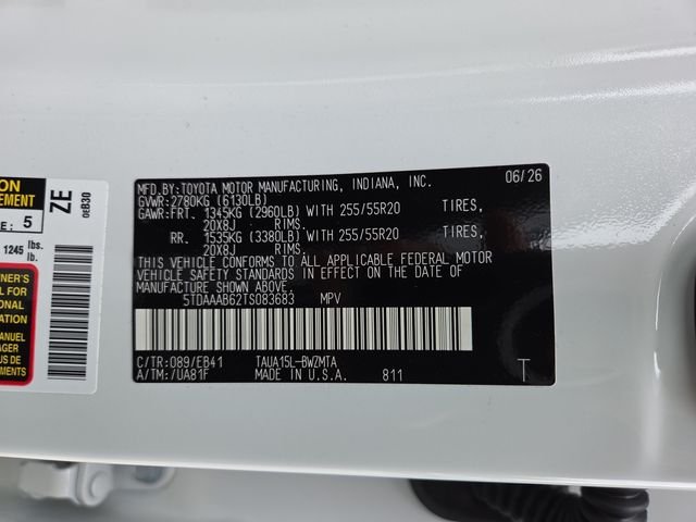 New 2026 Wind Chill Pearl Lexus  350 PREMIUM AWD image 25