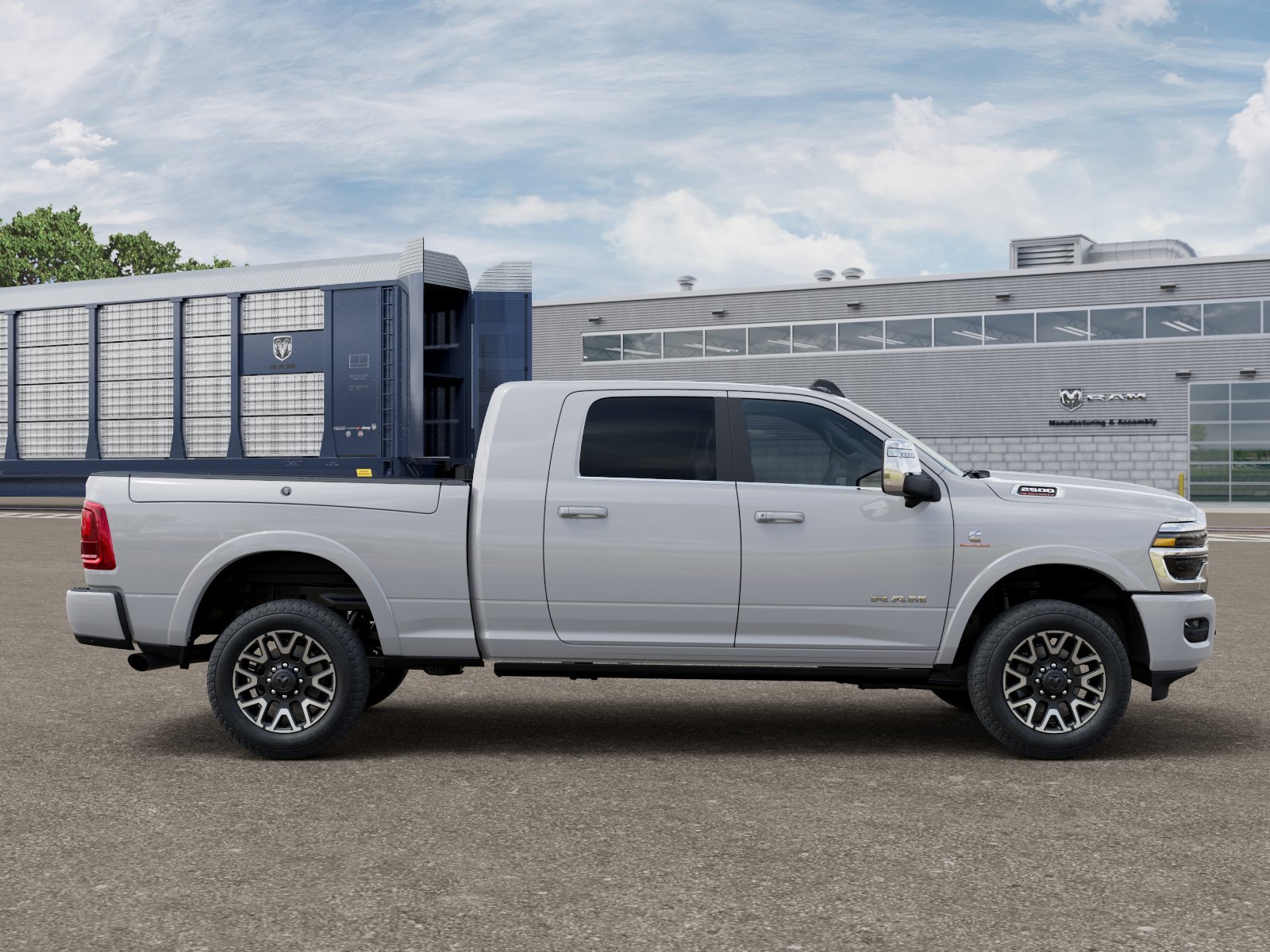 New 2026 Bright White Clear-Coat Exterior Paint RAM Limited Longhorn image 12