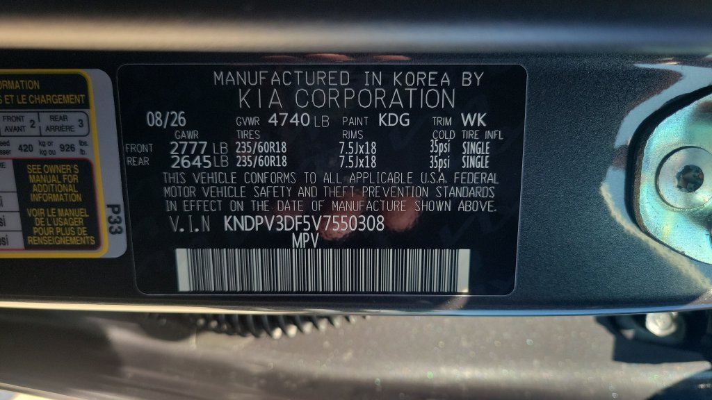 New 2027 Gravity Gray Kia EX image 24