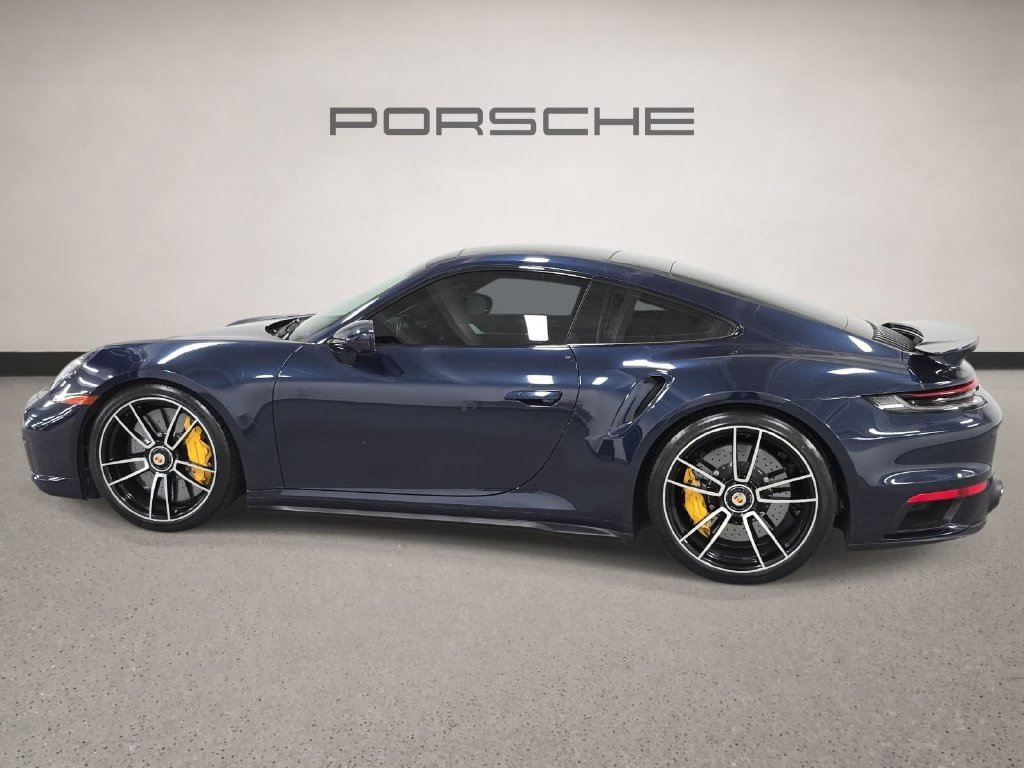 Certified Used 2021 Blue Porsche Turbo S image 2