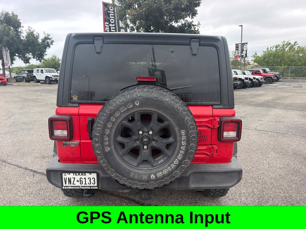 Used 2021 Red Jeep Unlimited Willys image 6