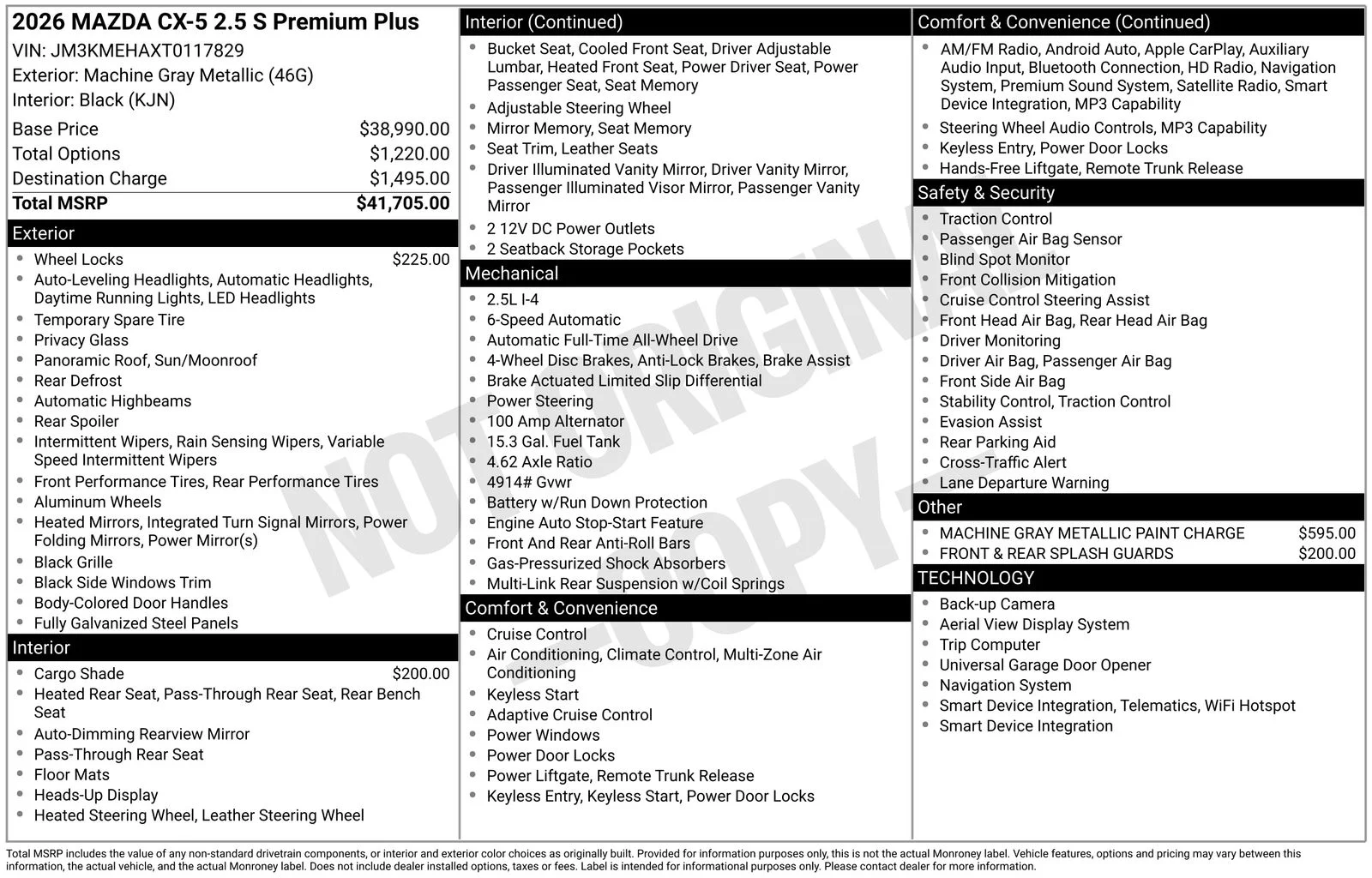 New 2026 Machine Gray Metallic Mazda 2.5 S Premium Plus image 4