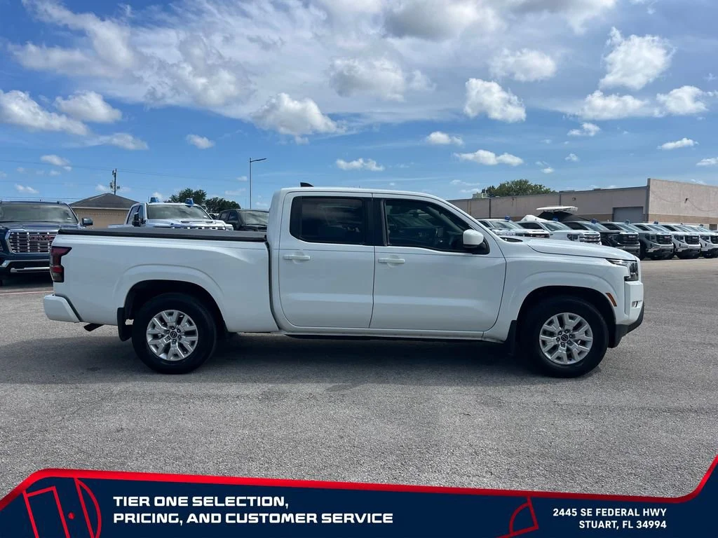 Used 2022 White Nissan Crew Cab Long Bed SV 4x2 image 4