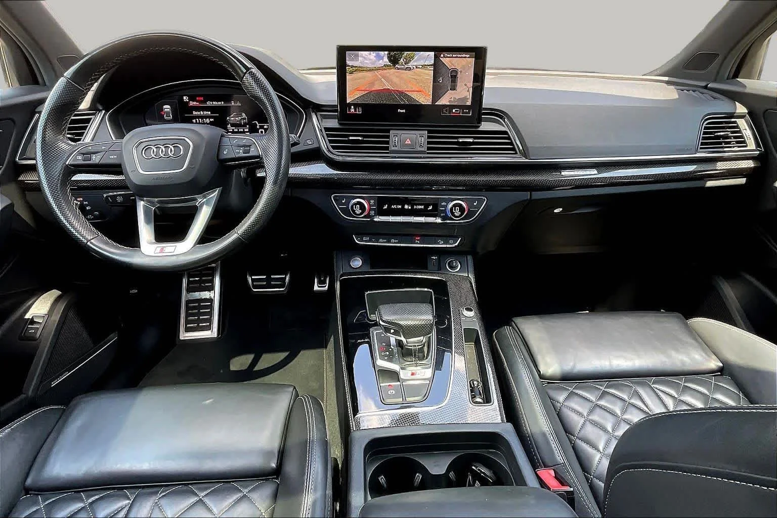 Used 2023 Mythos Black Metallic Audi Premium Plus image 31