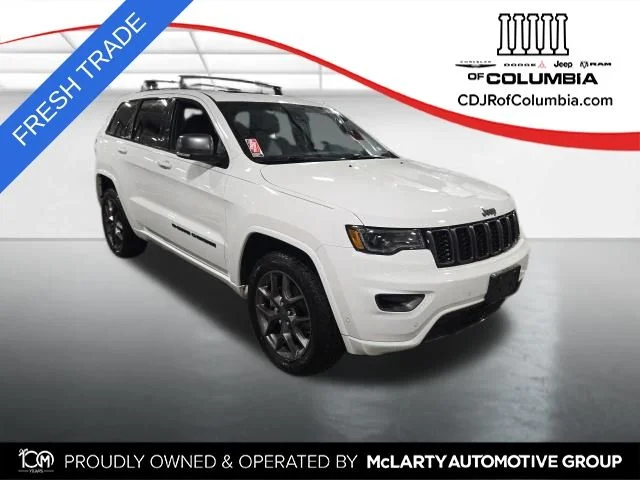Used 2021 White Jeep Limited image 1