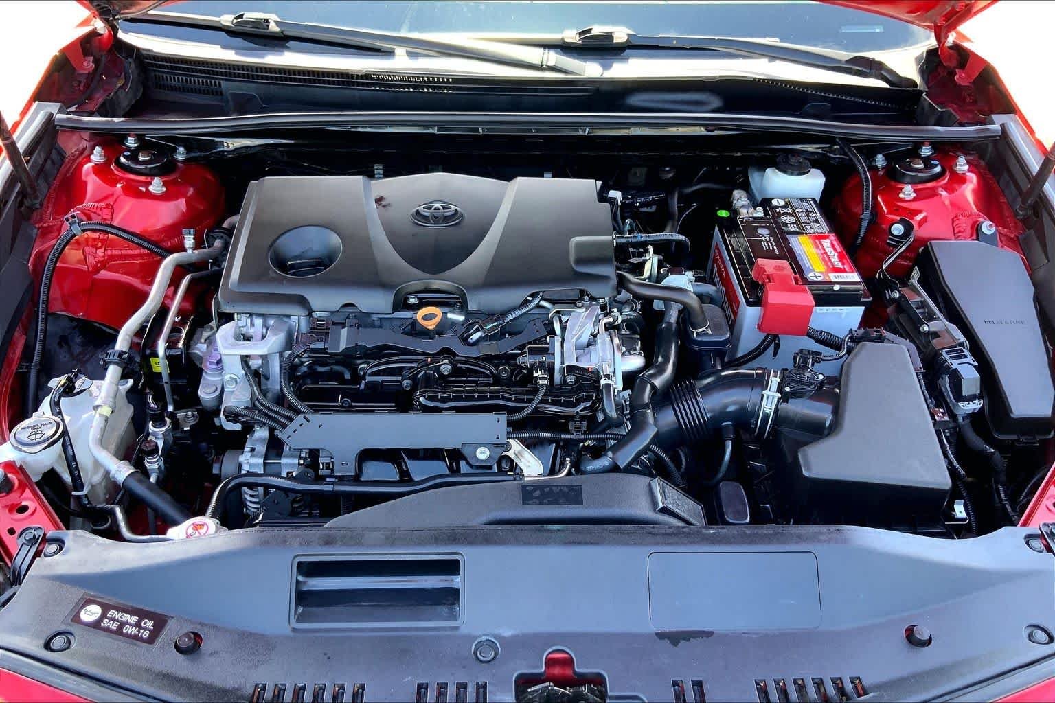 Used 2019 Supersonic Red Toyota SE image 30