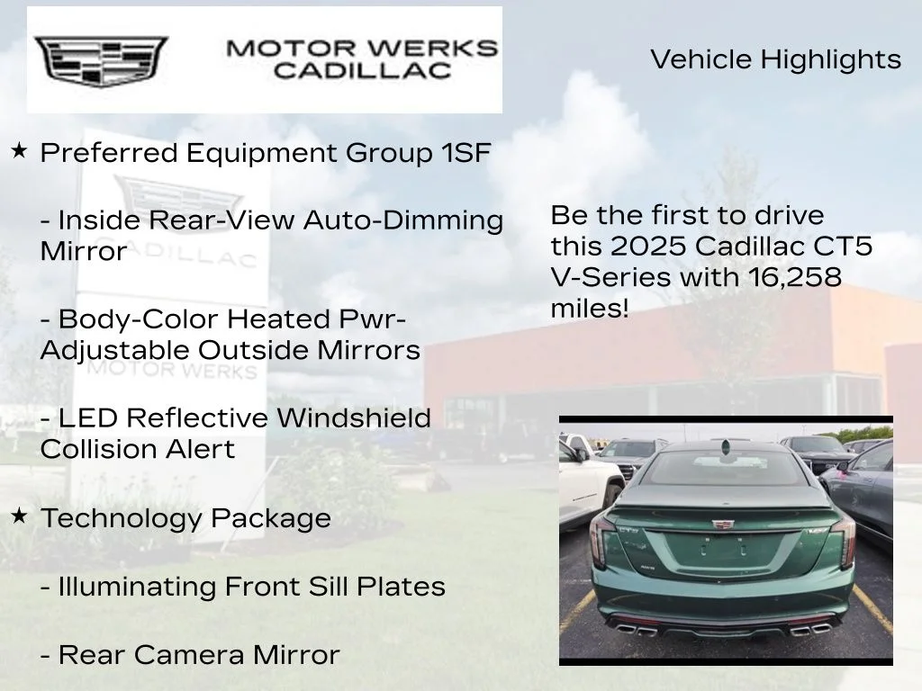 Used 2025 Blue Cadillac V-Series image 10