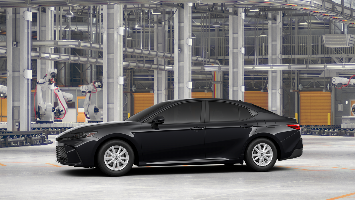 New 2026 Midnight Black Metallic Toyota LE image 3