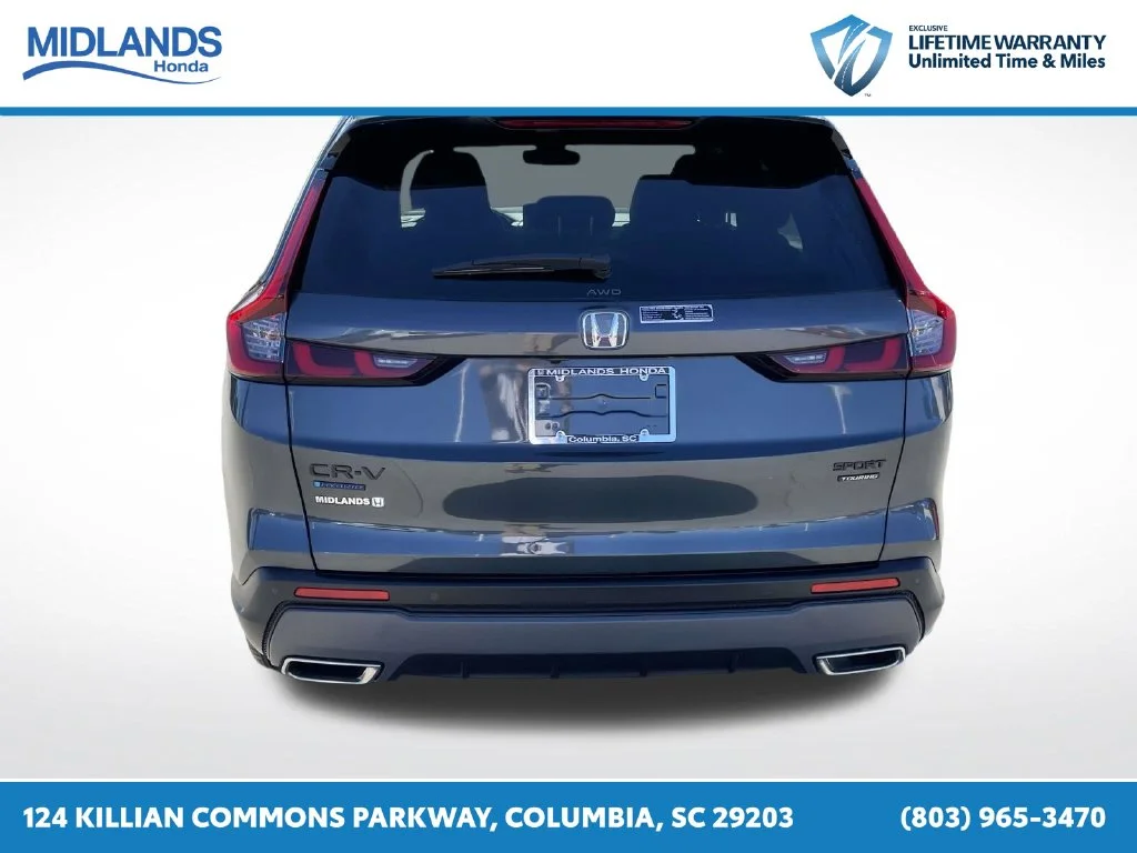 New 2027 Meteorite Gray Metallic Honda Sport Touring Hybrid AWD image 5