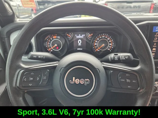 Certified Used 2024 Gray Jeep Sport image 28