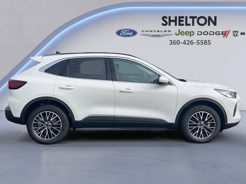 New 2025 Star White Metallic Tri-coat Ford Plug-in Hybrid image 4