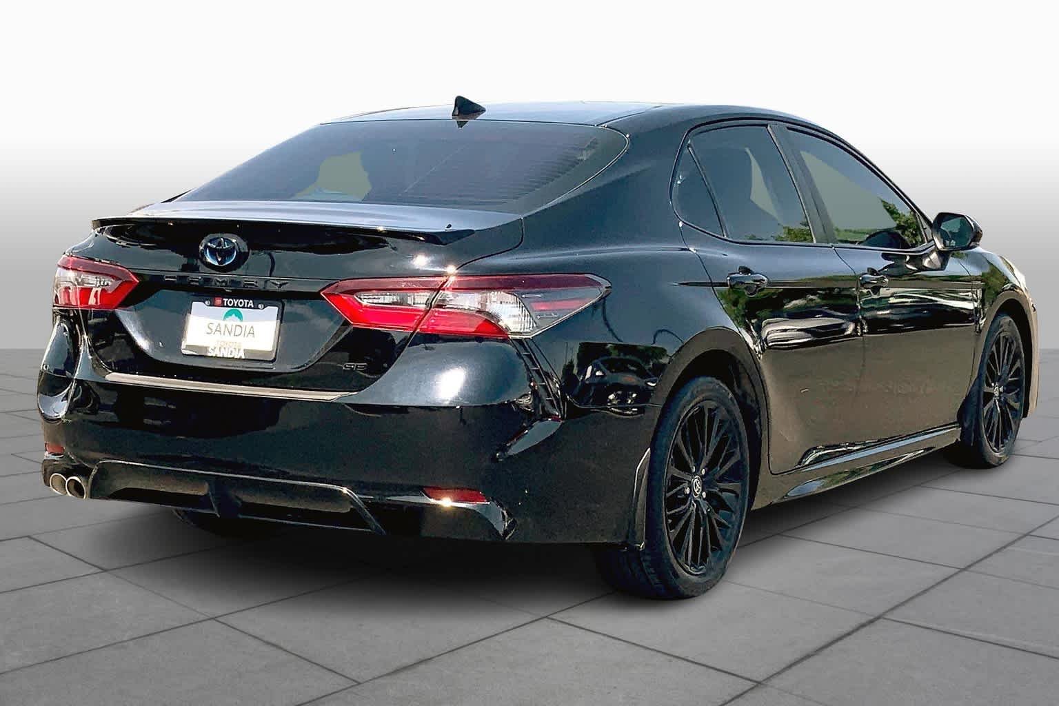 Used 2022 Midnight Black Metallic Toyota Hybrid Nightshade image 13