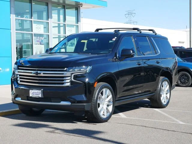 Used 2021 Chevrolet Tahoe High Country with VIN 1GNSKTKL3MR260929 for sale in Roseville, Minnesota