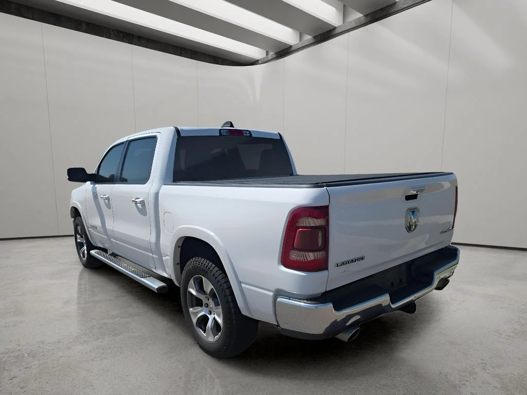 Used 2020 Bright White Clearcoat Ram Laramie image 3