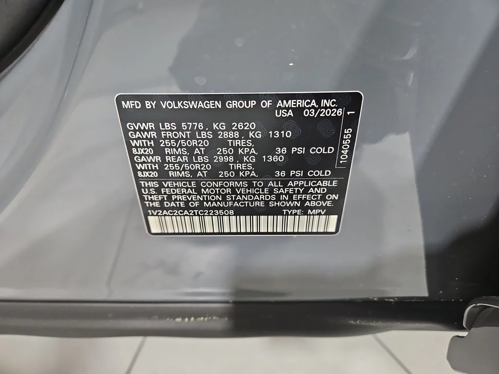 New 2026 Gray Volkswagen 2.0T SEL R-Line Black image 30