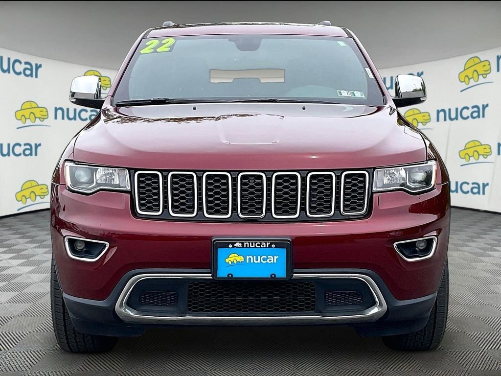 Used 2022 Velvet Red Pearlcoat Jeep Limited image 2