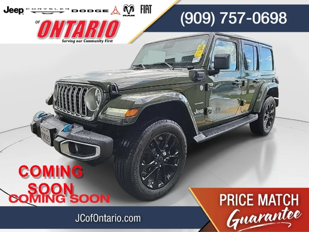 Used 2024 Green Jeep Sahara 4xe image 1
