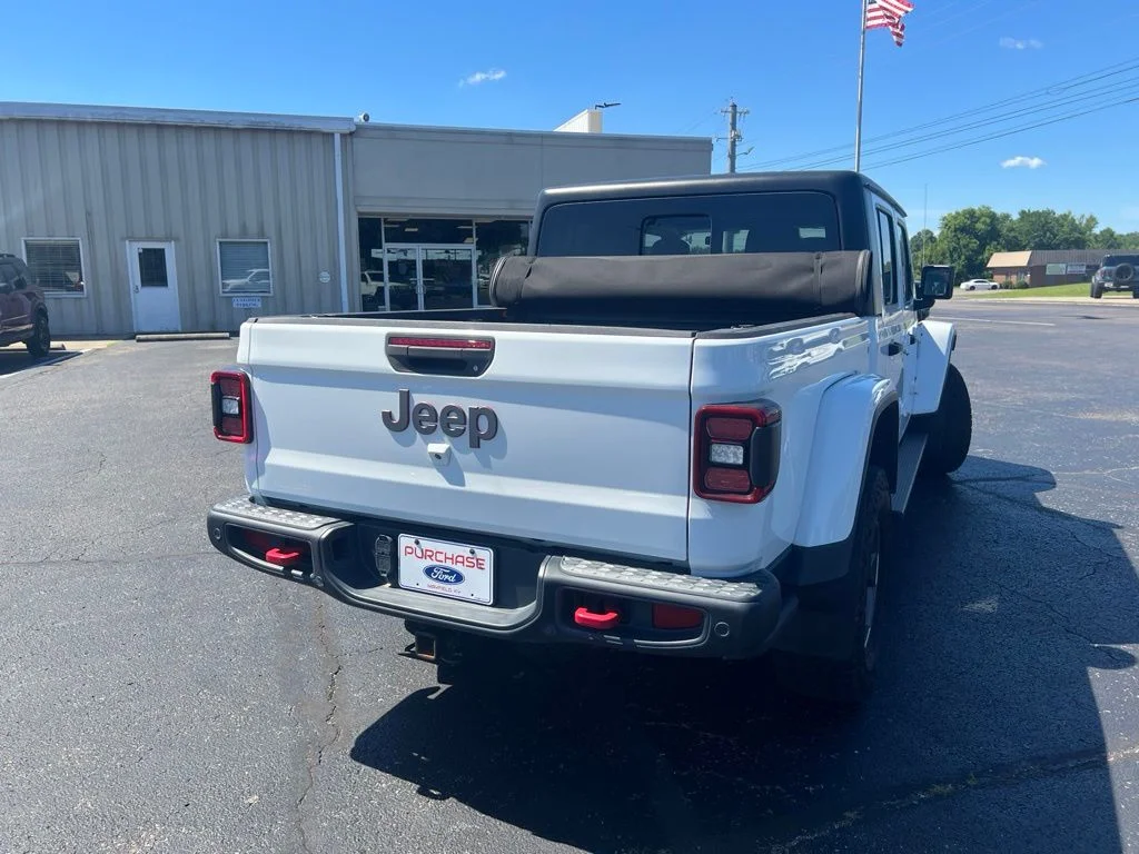 Used 2020 Bright White Clearcoat Jeep Rubicon image 4