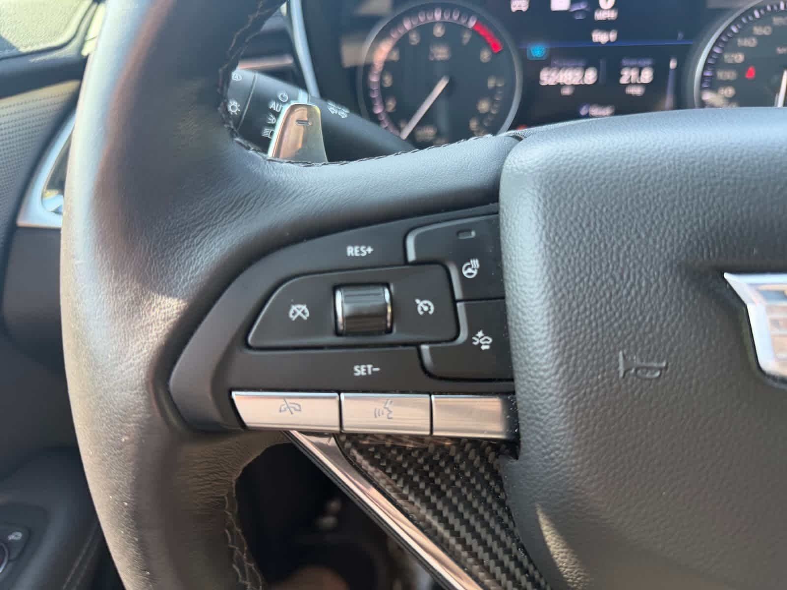 Used 2023 Stellar Black Metallic Cadillac AWD Sport image 21