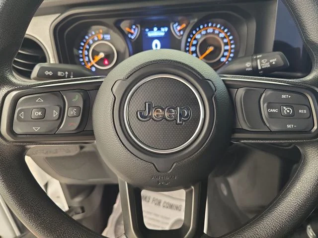 Used 2024 Bright White Clearcoat Jeep Sport image 29