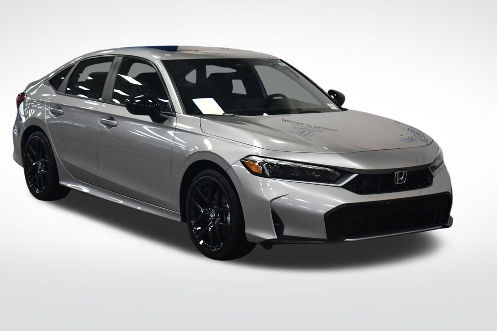 New 2026 Solar Silver Metallic Honda Hybrid Sport image 3