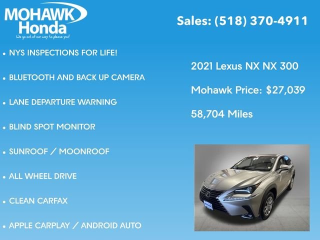 Used 2021 Atomic Silver Lexus 300 Base image 7