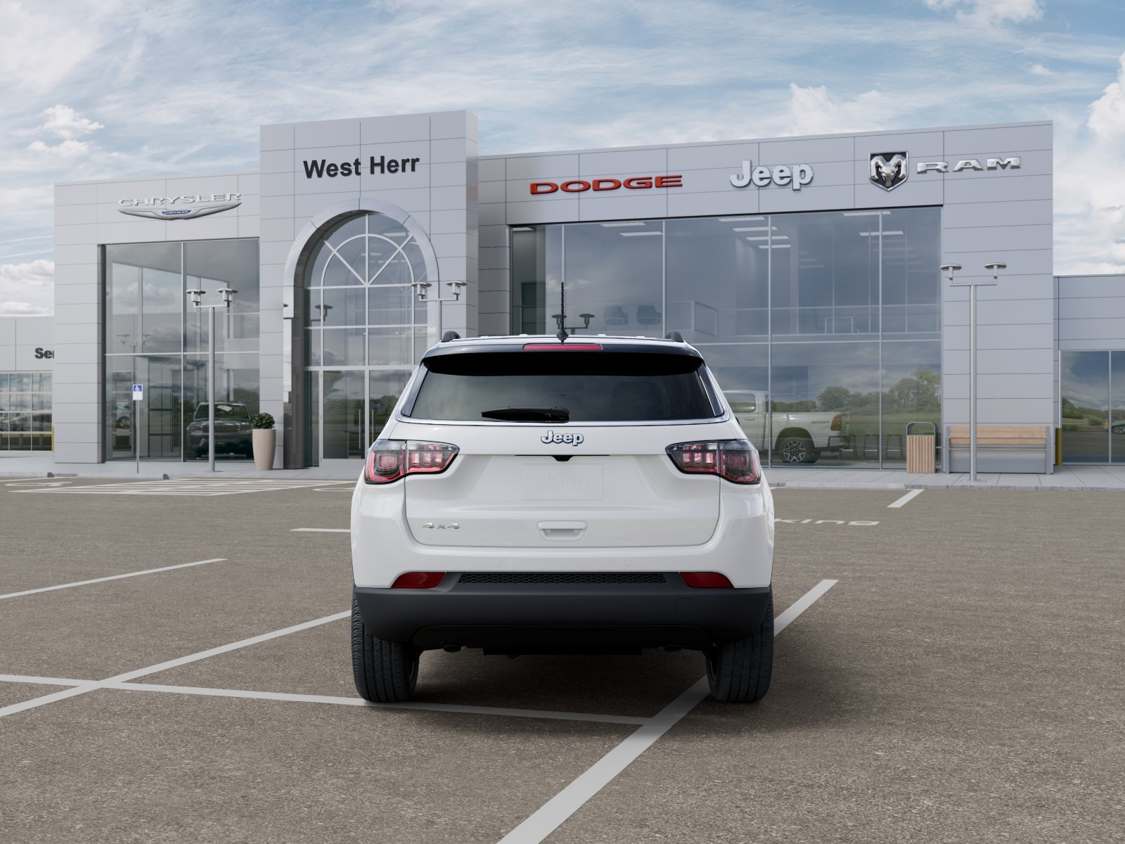 New 2026 Bright White Clear-Coat Exterior Paint Jeep COMPASS LIMITED ALTITUDE 4X4 image 33