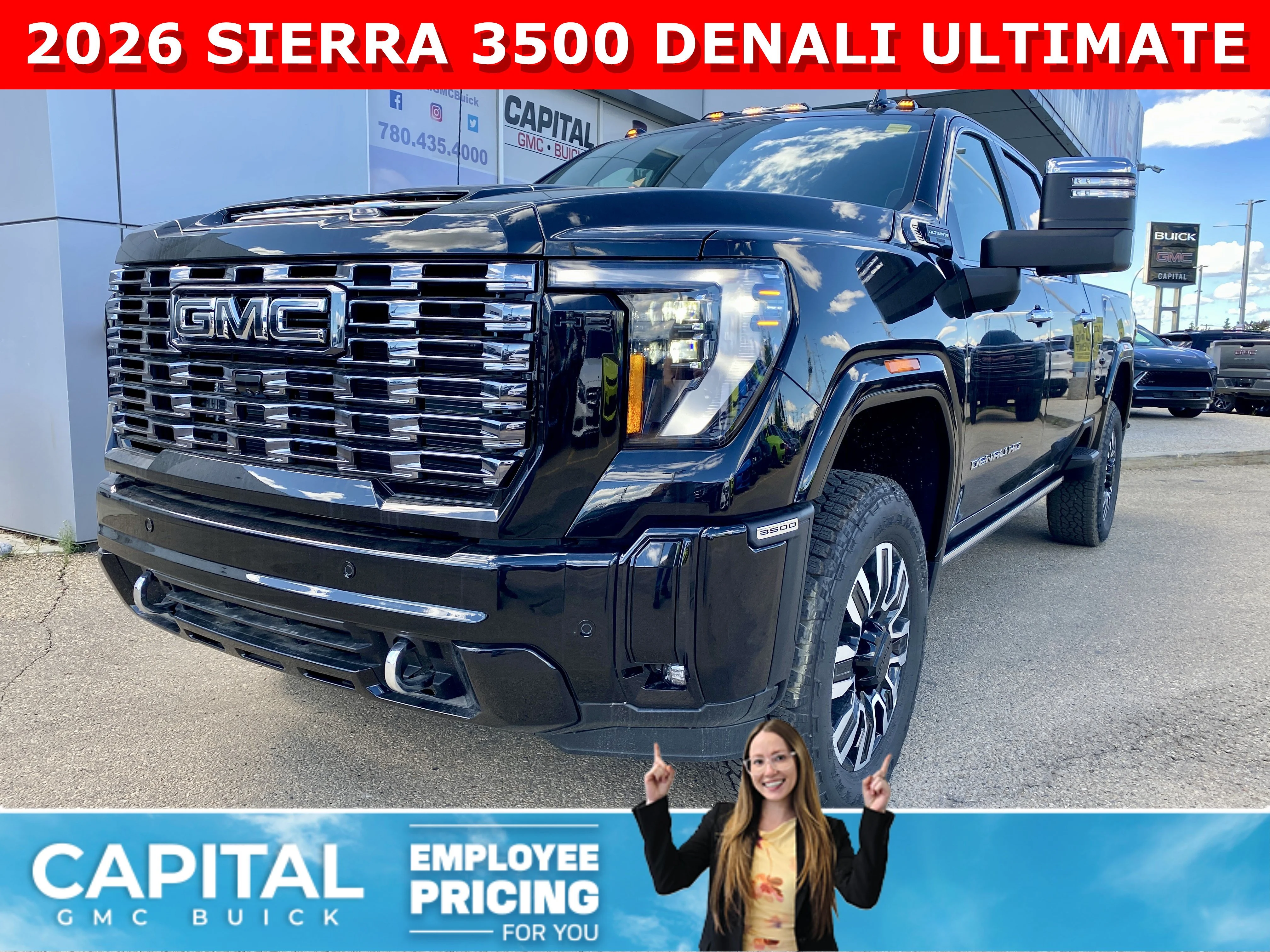 New 2026 ONYX BLACK GMC Denali Ultimate image 1